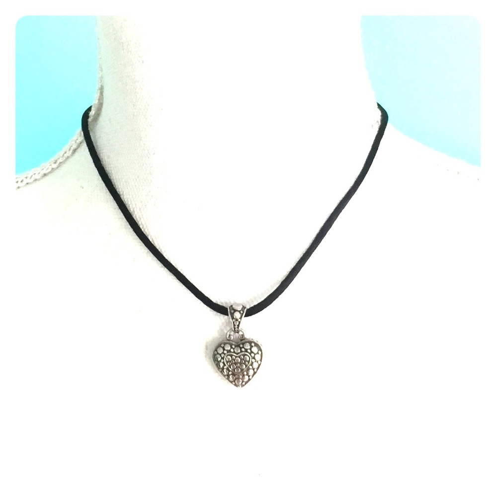 Sterling silver Heart pendant necklace